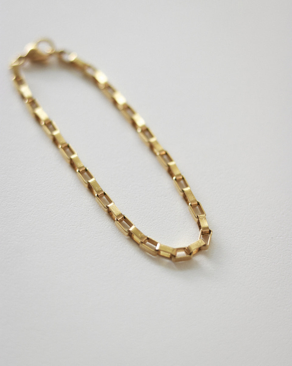 PARALLEL Chain Bracelet in Gold– The Hexad