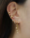 fabulous ear stack creation featuring kara ear cuffs and enchanted ear party set of three from thehexad.com