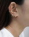 layer the hexad popular ear cuffs with newly launched elfin multipack of six earrings for a sophisticated and elegant stacked look