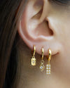 mix and match from this versatile and unique ear party multiset of three earrings from the hexad