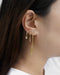 ready-to-stack gatsby ear party set of three earrings by women's jewelry label the hexad