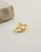 thehexad angel wing ear cuffs in gold